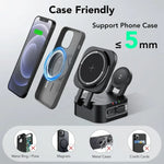 3-in-1 Retractable Magnetic Wireless Charger — Fast Wireless Charging