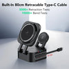 3-in-1 Retractable Magnetic Wireless Charger — Fast Wireless Charging