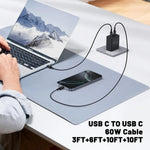 Cargador Rápido USB-C Doble Puerto