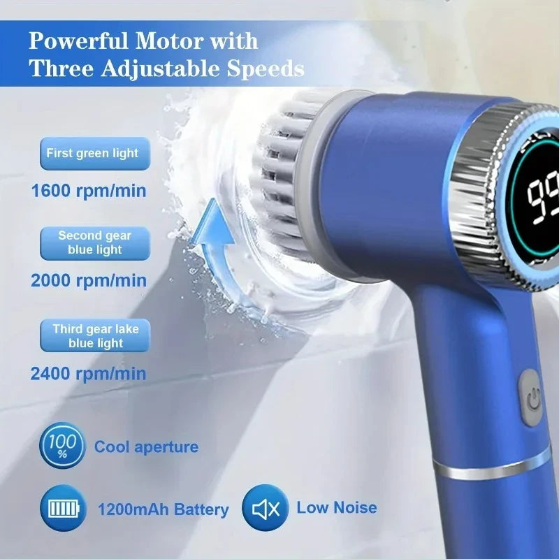 Cepillo Eléctrico de Limpieza Giratorio