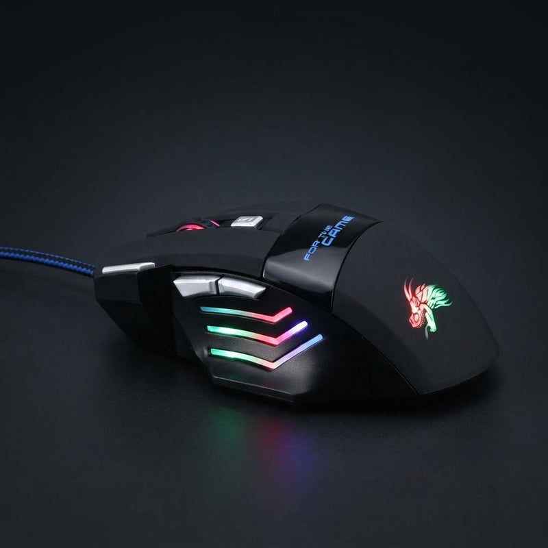 7-button Colorful Glowing USB Gaming Mouse